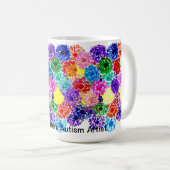 Candy Waters Autisme Artiste Café Mug (Devant droit)