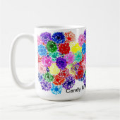 Candy Waters Autisme Artiste Café Mug (Gauche)
