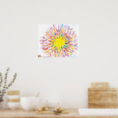 Candy Waters Autisme Artiste Peinture Poster (Cuisine)