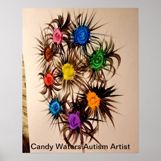 Candy Waters Autisme Poster de l'artiste (Devant)