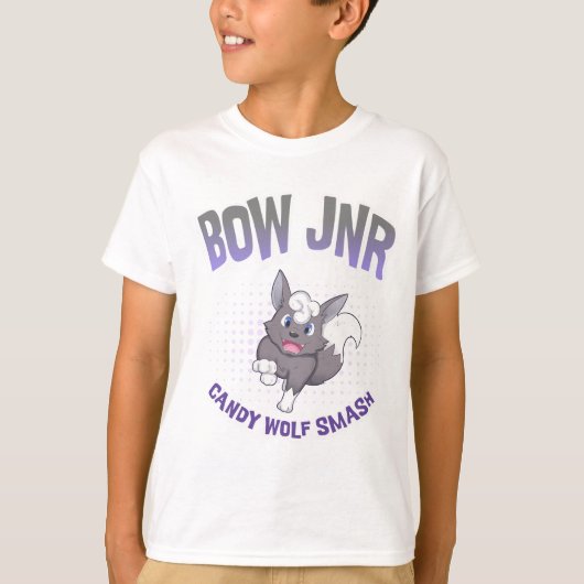 Candy Wolf Smash | BOW Jnr T-shirt (Voorkant)