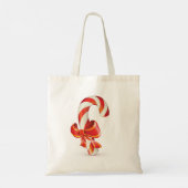 Candycane Canvas tas (Achterkant)