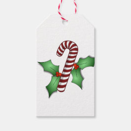 Candycane en Holly Cadeaulabel
