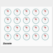 Candycane - labels voor de feestdag (Vel)