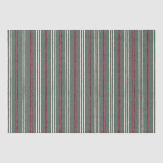 Candycane Palm, Hawaiian Style Kerstmis Tissuepapier (Voorkant)