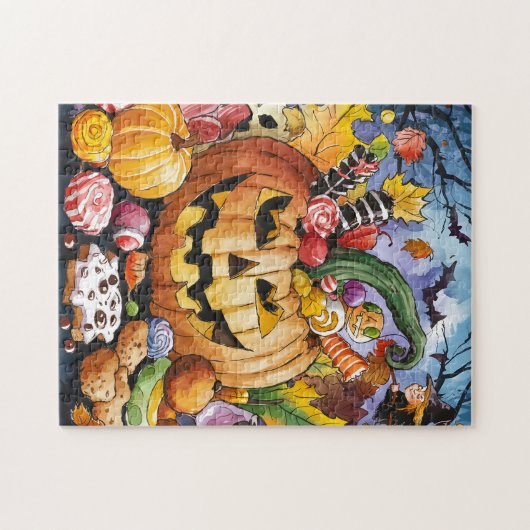 Candycore pompoen! legpuzzel (Horizontaal)