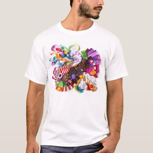 CandyCrush geïnspireerd T-shirt (Voorkant)