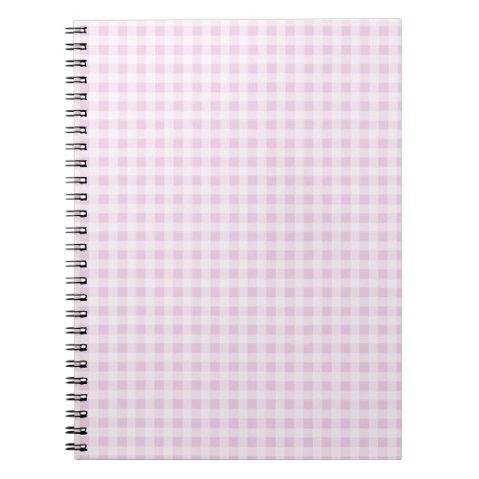 Candyfloss Gingham Notitieboek (Voorkant)
