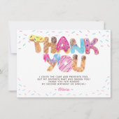 Candyland Birthday Hartelijk dank Kaart (Voorkant)