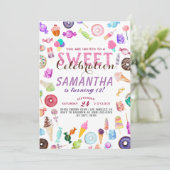 Candyland Birthday Kaart (Staand voorkant)