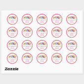 Candyland Birthday Stickers (Vel)
