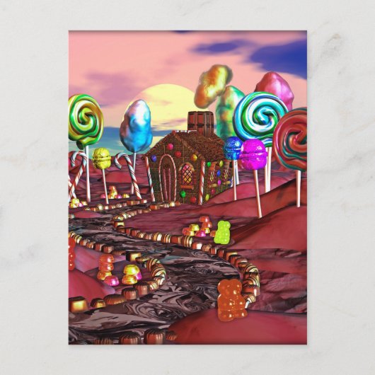 Candyland Briefkaart (Voorkant)