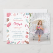 Candyland Candy Land Party Invitation (Devant)