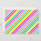 Candyland Candy thème Anniversaire Invitation (Dos)