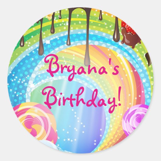 CandyLand Chocolate & Sweets Teenage Dream Sticker (Voorkant)