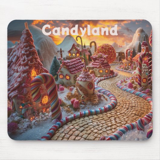 Candyland fantasie muismat (Voorkant)