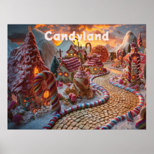 Candyland fantasie poster