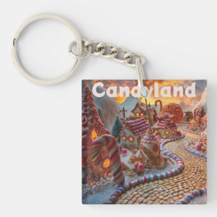 Candyland fantasie sleutelhanger