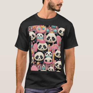 Candyland Pandas 6 T-shirt