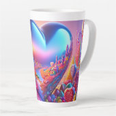 Candyland Pinball Coeur Mug (Angle droit)