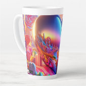 Candyland Pinball Coeur Mug (Angle gauche)