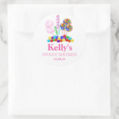 Candyland snoep thema Sweet 16 Favor Labels (Tas)