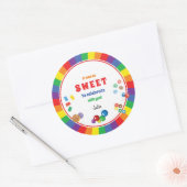 Candyland-Stickers Ronde Sticker (Envelop)