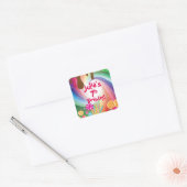Candyland Verjaardag Stickers (Envelop)