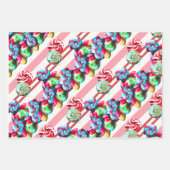 Candyland Wrapping Papier Flat Sheet Inpakpapier Vel (Voorkant 2)