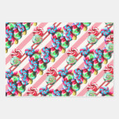 Candyland Wrapping Papier Flat Sheet Inpakpapier Vel (Voorkant)