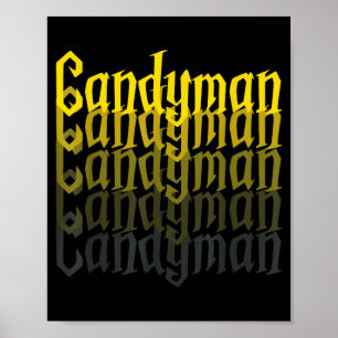 Candyman Achteruit Spiegel Halloween Kostuum Grapp Poster