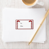 Candyroede Gift Tag Etiket (Insitu)
