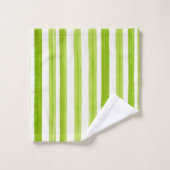 Candystripe blauw, groen & roze. Wees anders! Bad Handdoek (Wasdoekje)