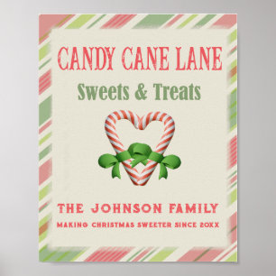 Cane Cane Lane familie Pastel Poster