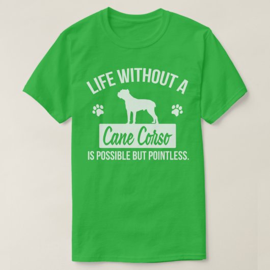 Cane Corso 1 T-shirt (Design voorkant)
