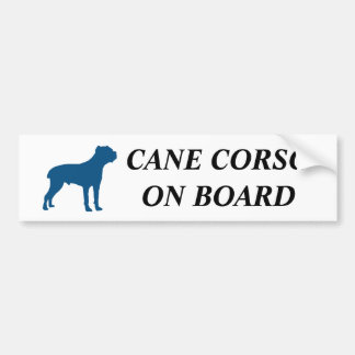 Cane Corso aan boord! Bumpersticker