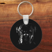 Cane Corso Art: Italiaanse mastiff Sleutelhanger (Voorkant)