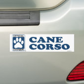 Cane Corso Blue Bumpersticker (Op auto)