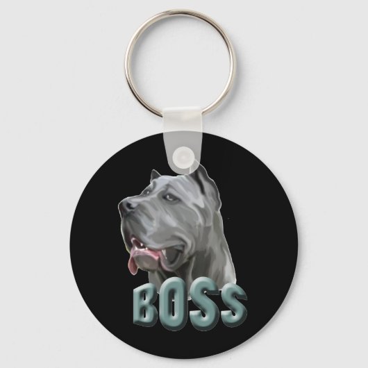 CANE CORSO BOSS SLEUTELHANGER (Voorkant)