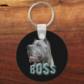 CANE CORSO BOSS SLEUTELHANGER (Voorkant)