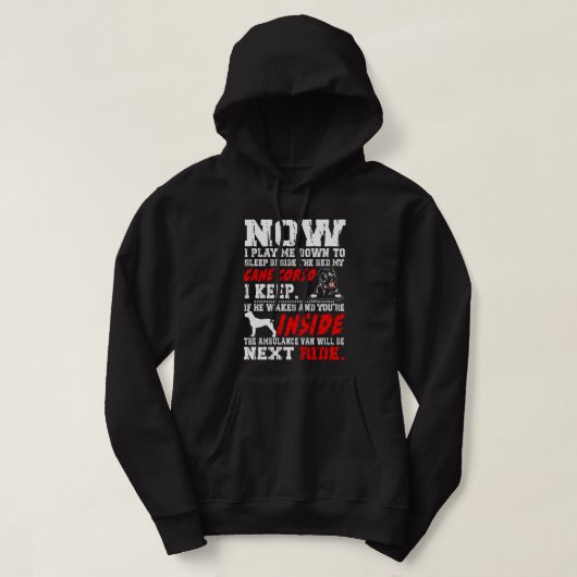 Cane Corso - Cane Corso Hoodie (Design voorkant)