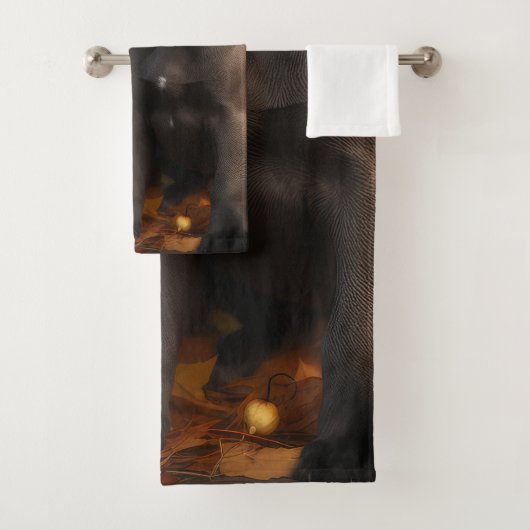 Cane Corso Chiot Automne Citrouille de plaisir (En situation)