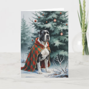 Cane Corso Dog Christmas Wenskaart Kaart