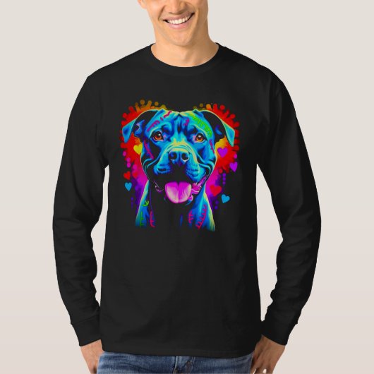 Cane Corso Dog  Heart T-shirt (Voorkant)