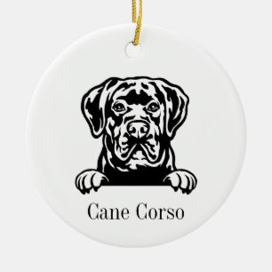 Cane Corso dog ornament