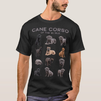 Cane Corso Dog Van De Wereld Italiaanse Mastiff T-shirt