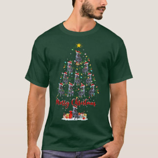 Cane Corso Dog Xmas overeenkomend met Santa Cane C T-shirt