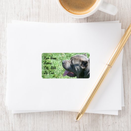 Cane Corso Étiquettes de adresse (En situation)