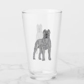 Cane Corso Glas (Achterkant)