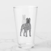 Cane Corso Glas (Voorkant)